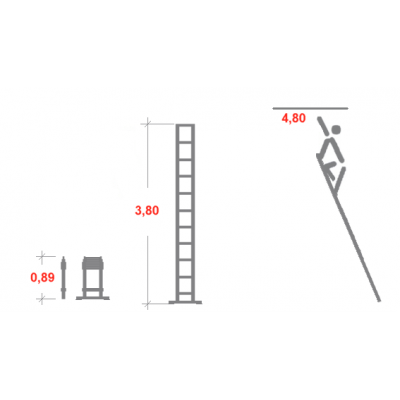 Drabina teleskopowa Smart Up Pro 1x13 (wys. rob. 4,80m)